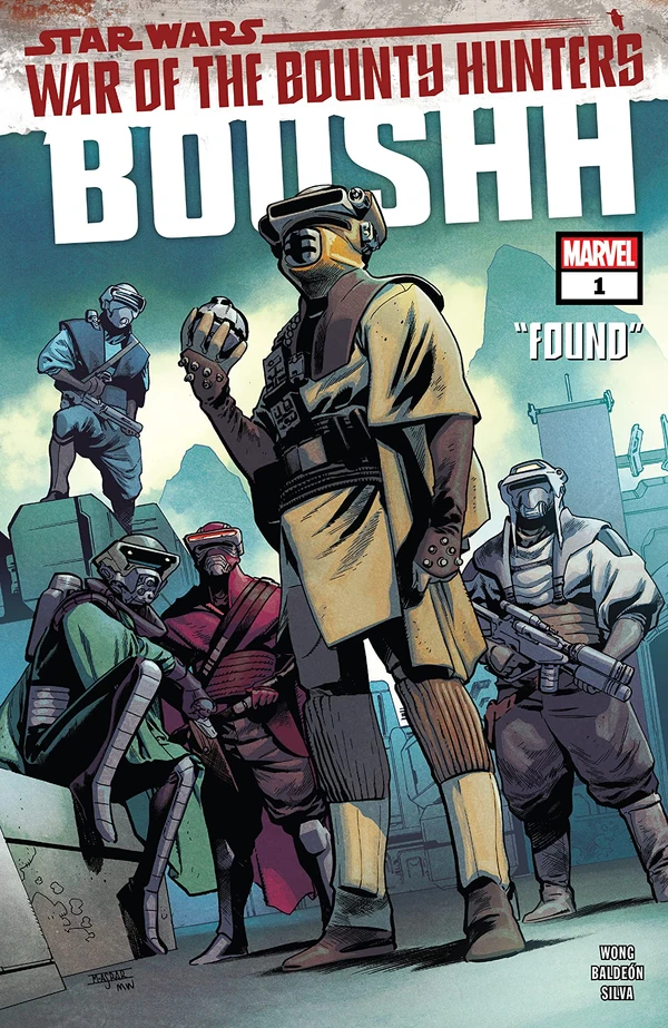 Обложка выпуска «War of the Bounty Hunters – Boushh 1», 15 сен 2021.
