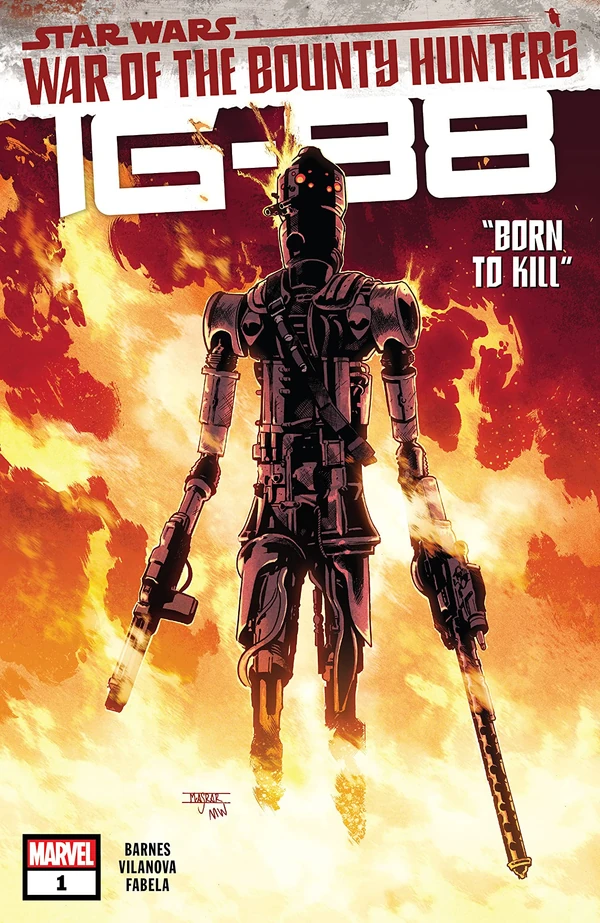 Обложка выпуска «War of the Bounty Hunters – IG-88 1», 27 окт 2021.