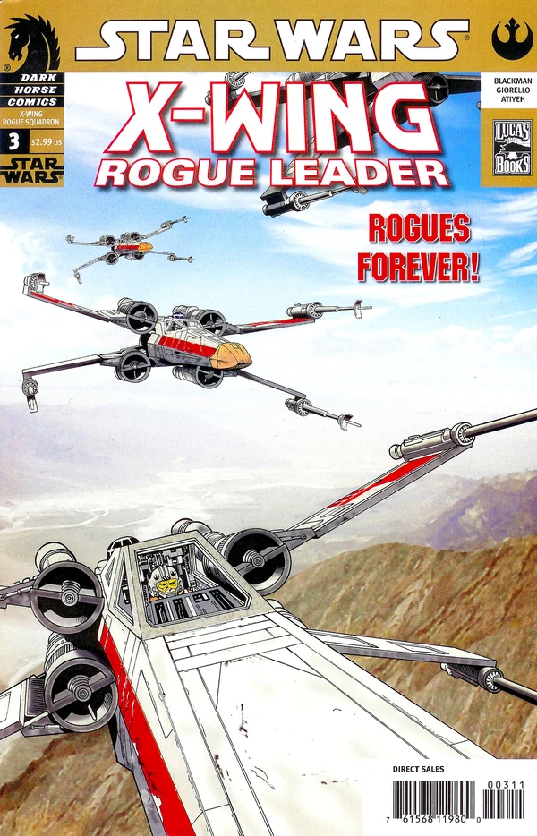 Обложка выпуска #3 X-Wing: Rogue Leader 3, 23 ноя 2005.