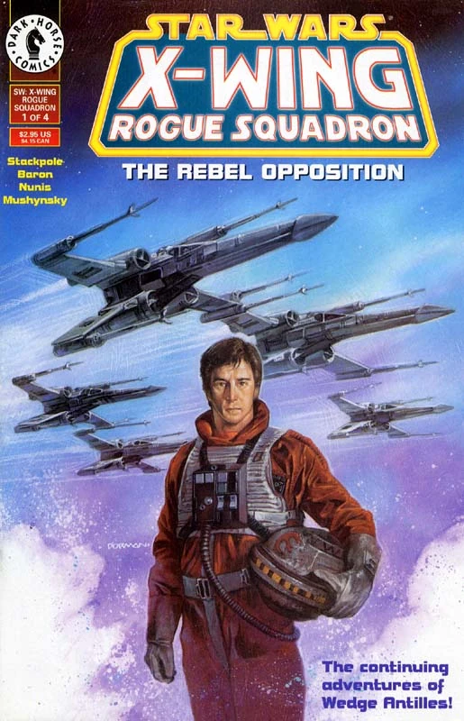Обложка выпуска #1 X-Wing Rogue Squadron 1, 11 июл 1995.