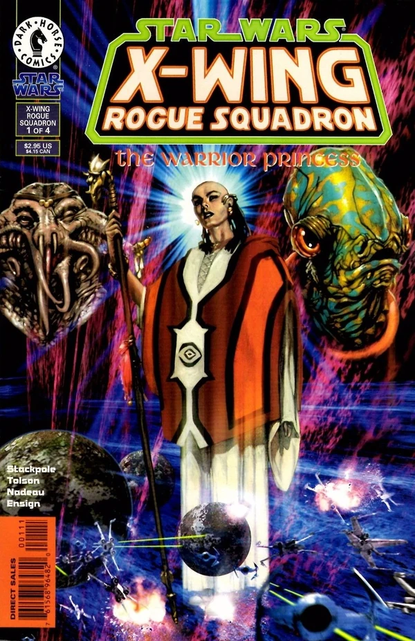 Обложка выпуска #13 X-Wing Rogue Squadron 13, 27 ноя 1996.