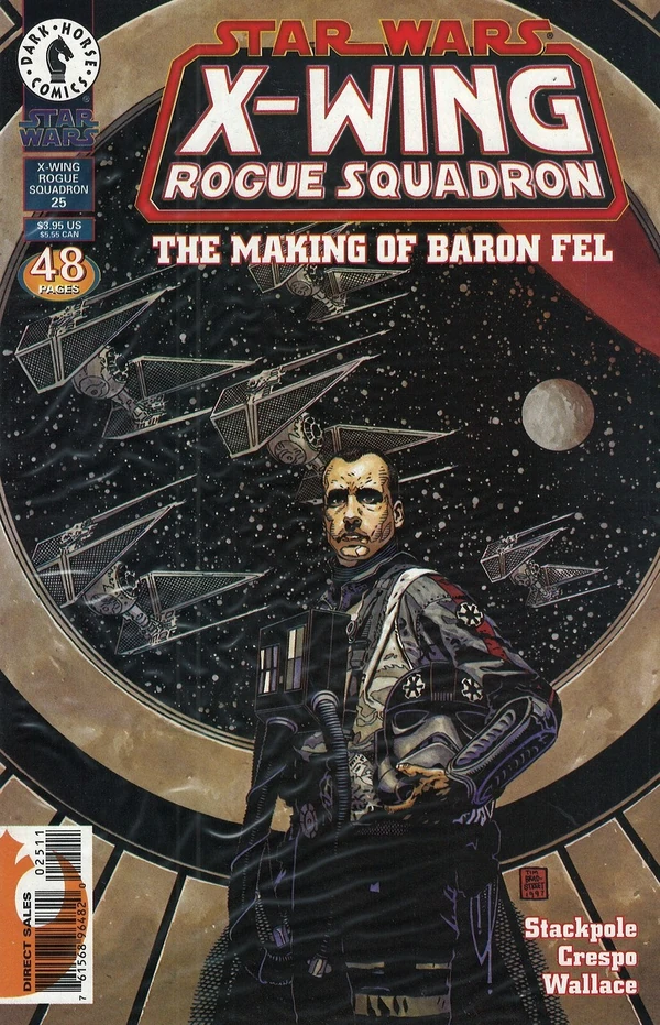 Обложка выпуска #25 X-Wing Rogue Squadron 25, 3 дек 1997.