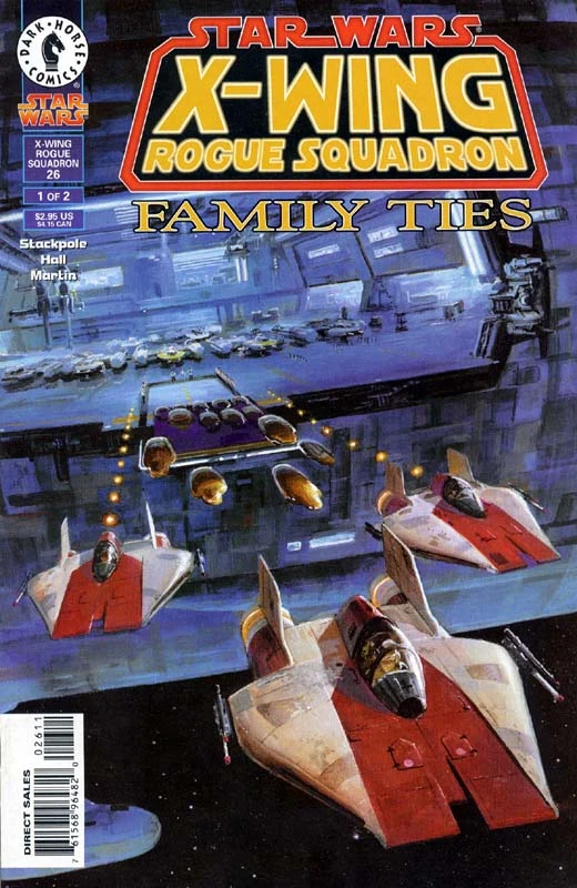 Обложка выпуска #26 X-Wing Rogue Squadron 26, 7 янв 1998.
