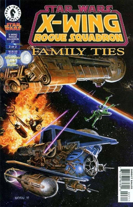 Обложка выпуска #27 X-Wing Rogue Squadron 27, 4 фев 1998.