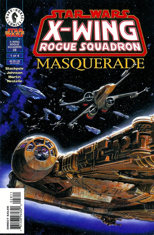 Обложка выпуска #28 X-Wing Rogue Squadron 28, 4 мар 1998.