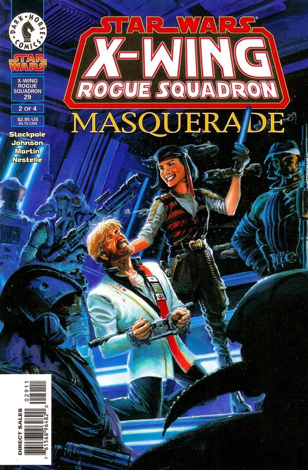 Обложка выпуска #29 X-Wing Rogue Squadron 29, 1 апр 1998.