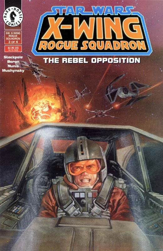 Обложка выпуска #3 X-Wing Rogue Squadron 3, 26 сен 1995.