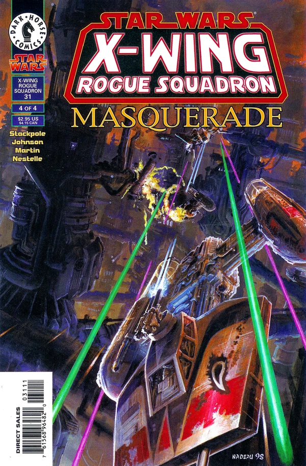 Обложка выпуска #31 X-Wing Rogue Squadron 31, 3 июн 1998.