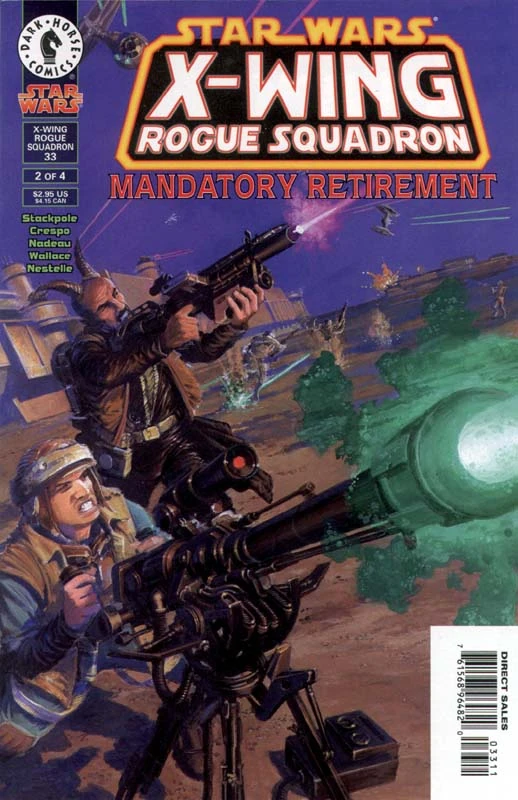 Обложка выпуска #33 X-Wing Rogue Squadron 33, 5 авг 1998.