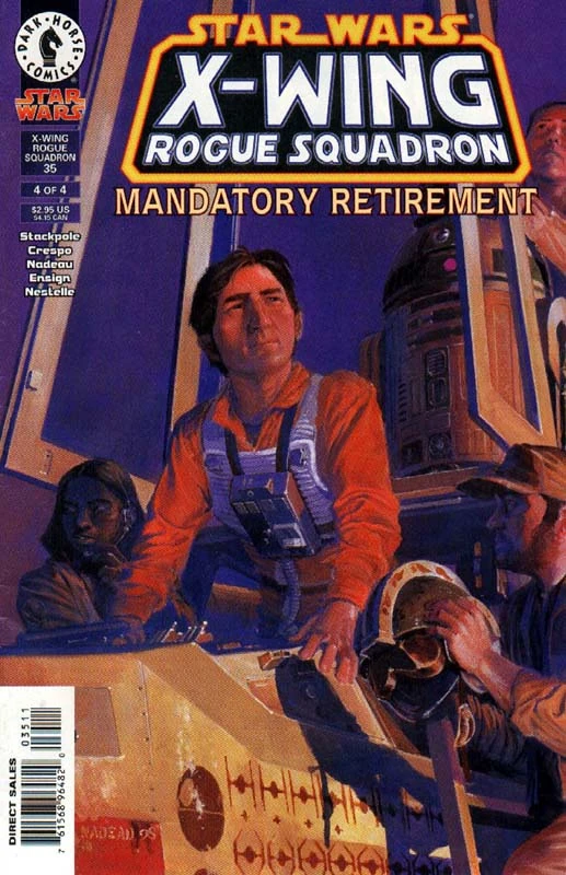 Обложка выпуска #35 X-Wing Rogue Squadron 35, 28 окт 1998.