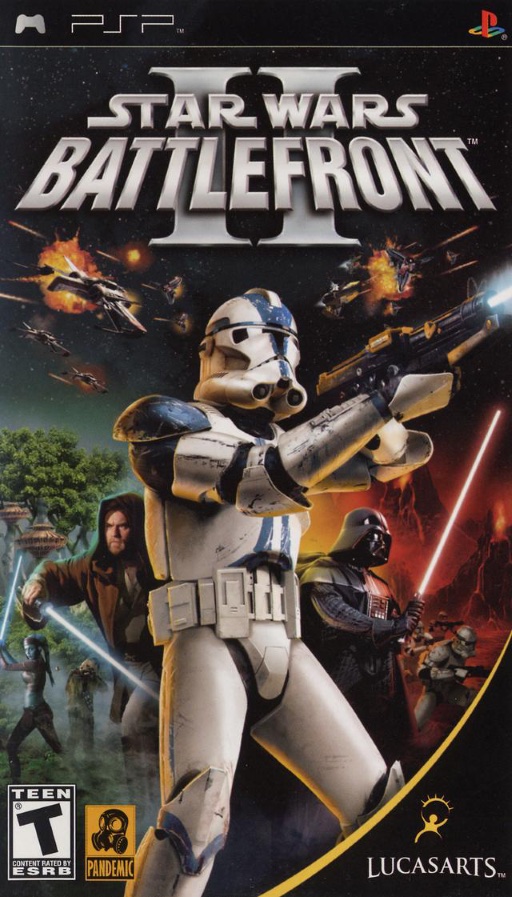 Обложка Battlefront II для PSP
