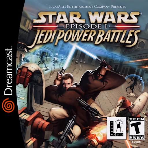Обложка Episode I Jedi Power Battles для Dreamcast