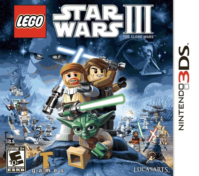 Обложка LEGO Star Wars III: The Clone Wars для Nintendo 3DS