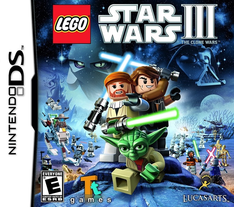 Обложка LEGO Star Wars III: The Clone Wars для Nintendo DS