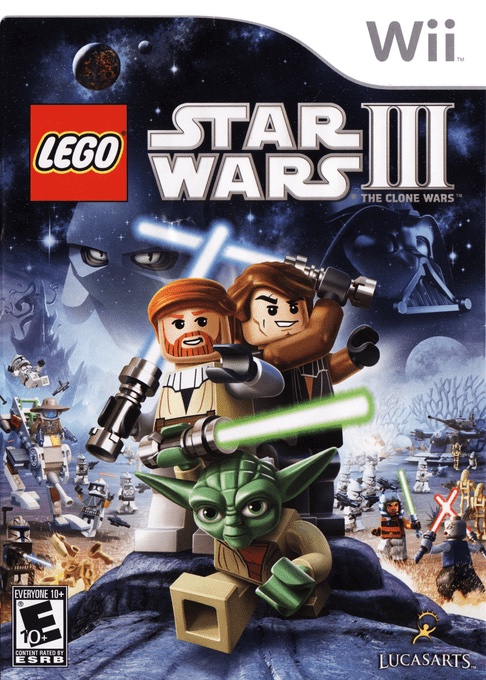 Обложка LEGO Star Wars III: The Clone Wars для Wii