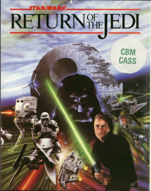 Обложка Return of the Jedi (arcade game) для Commodore 64