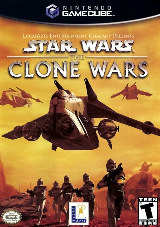 Обложка The Clone Wars для GameCube