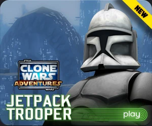 Обложка игры «Clone Wars Adventures: Jetpack Trooper»