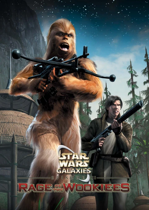 Обложка игры «Galaxies: Rage of the Wookiees»