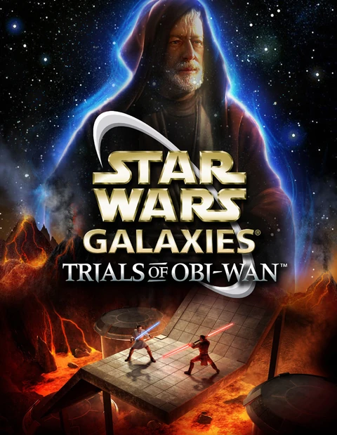 Обложка игры «Galaxies: Trials of Obi-Wan»