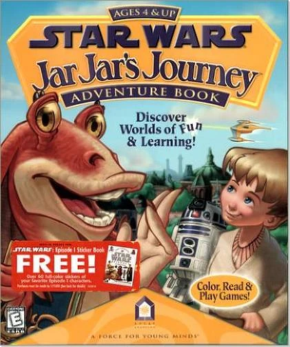 Обложка игры «Jar Jar's Journey Adventure Book»