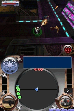 Скриншот игры Star Wars Battlefront: Elite Squadron (Nintendo DS, 2009), кадр 1