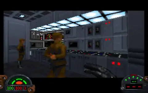 Скриншот игры Star Wars: Dark Forces (PC, 1995), кадр 4