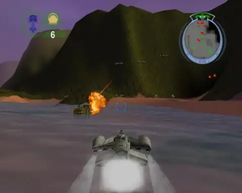 Скриншот игры Star Wars: Episode I: Battle for Naboo (2000), кадр 2