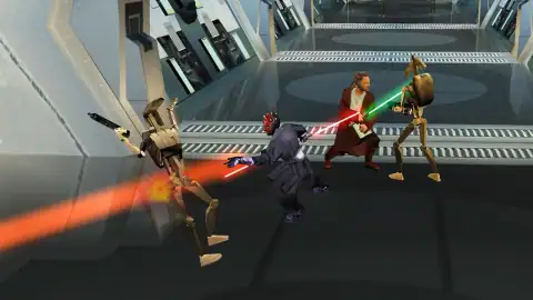 Скриншот игры Star Wars: Episode I Jedi Power Battles (PC, 2000), кадр 1