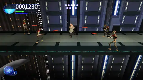 Скриншот игры Star Wars: Episode I Jedi Power Battles (PC, 2000), кадр 3