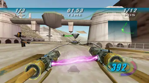 Скриншот игры Star Wars: Episode I Racer (PC, 1999), кадр 1