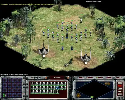 Скриншот игры Star Wars: Galactic Battlegrounds (PC, 2001), кадр 1