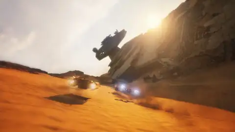 Скриншот игры Star Wars: Galactic Racer (PC, 2026), кадр 1