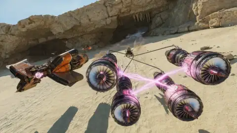 Скриншот игры Star Wars: Galactic Racer (PC, 2026), кадр 2