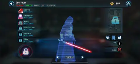 Скриншот игры Star Wars: Galaxy of Heroes (2015), кадр 1