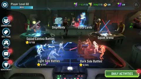 Скриншот игры Star Wars: Galaxy of Heroes (2015), кадр 2