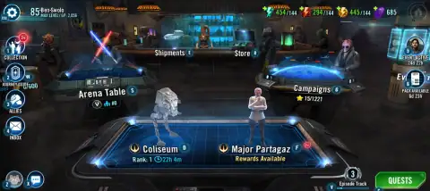 Скриншот игры Star Wars: Galaxy of Heroes (2015), кадр 5