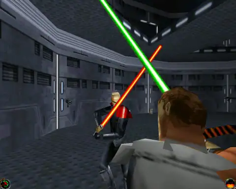 Скриншот игры Star Wars: Jedi Knight: Dark Forces II (PC, 1997), кадр 1