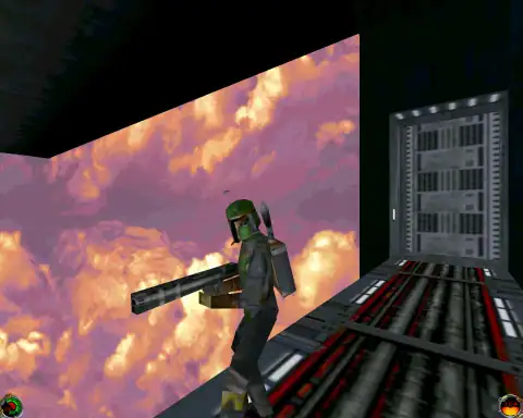Скриншот игры Star Wars: Jedi Knight: Dark Forces II (PC, 1997), кадр 3