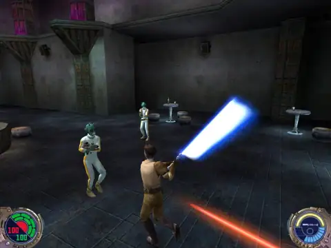 Скриншот игры Star Wars: Jedi Knight II: Jedi Outcast (PC, 2002), кадр 1