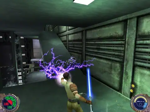 Скриншот игры Star Wars: Jedi Knight II: Jedi Outcast (PC, 2002), кадр 2