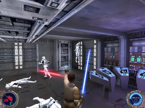 Скриншот игры Star Wars: Jedi Knight II: Jedi Outcast (PC, 2002), кадр 3