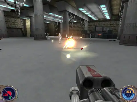 Скриншот игры Star Wars: Jedi Knight II: Jedi Outcast (PC, 2002), кадр 5