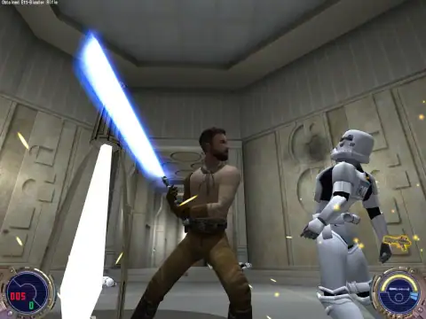 Скриншот игры Star Wars: Jedi Knight II: Jedi Outcast (PC, 2002), кадр 6