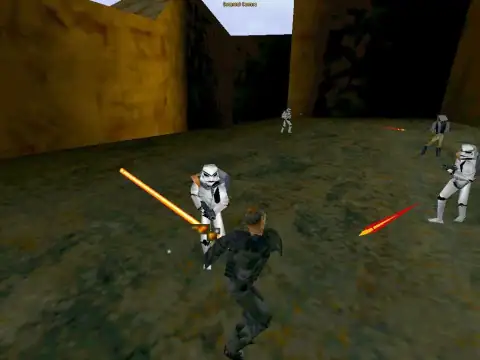 Скриншот игры Star Wars: Jedi Knight: Mysteries of the Sith (PC, 1998), кадр 6