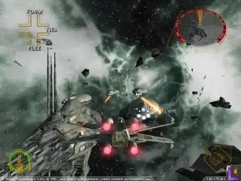 Скриншот игры Star Wars: Rogue Squadron II: Rogue Leader (2001), кадр 5