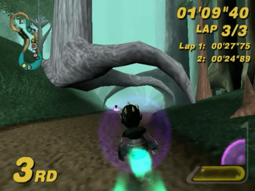 Скриншот игры Star Wars: Super Bombad Racing (PlayStation 2, 2001), кадр 1