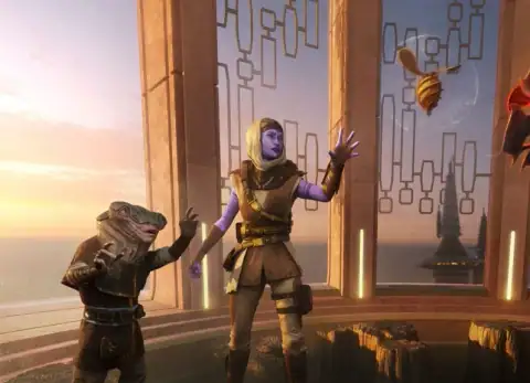 Скриншот игры Star Wars: Tales from the Galaxy's Edge – Last Call (2021), кадр 2