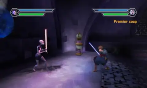 Скриншот игры Star Wars: The Clone Wars: Lightsaber Duels (Wii, 2008), кадр 1