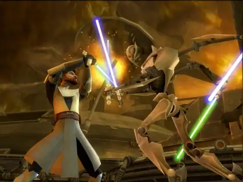 Скриншот игры Star Wars: The Clone Wars: Lightsaber Duels (2008), кадр 2